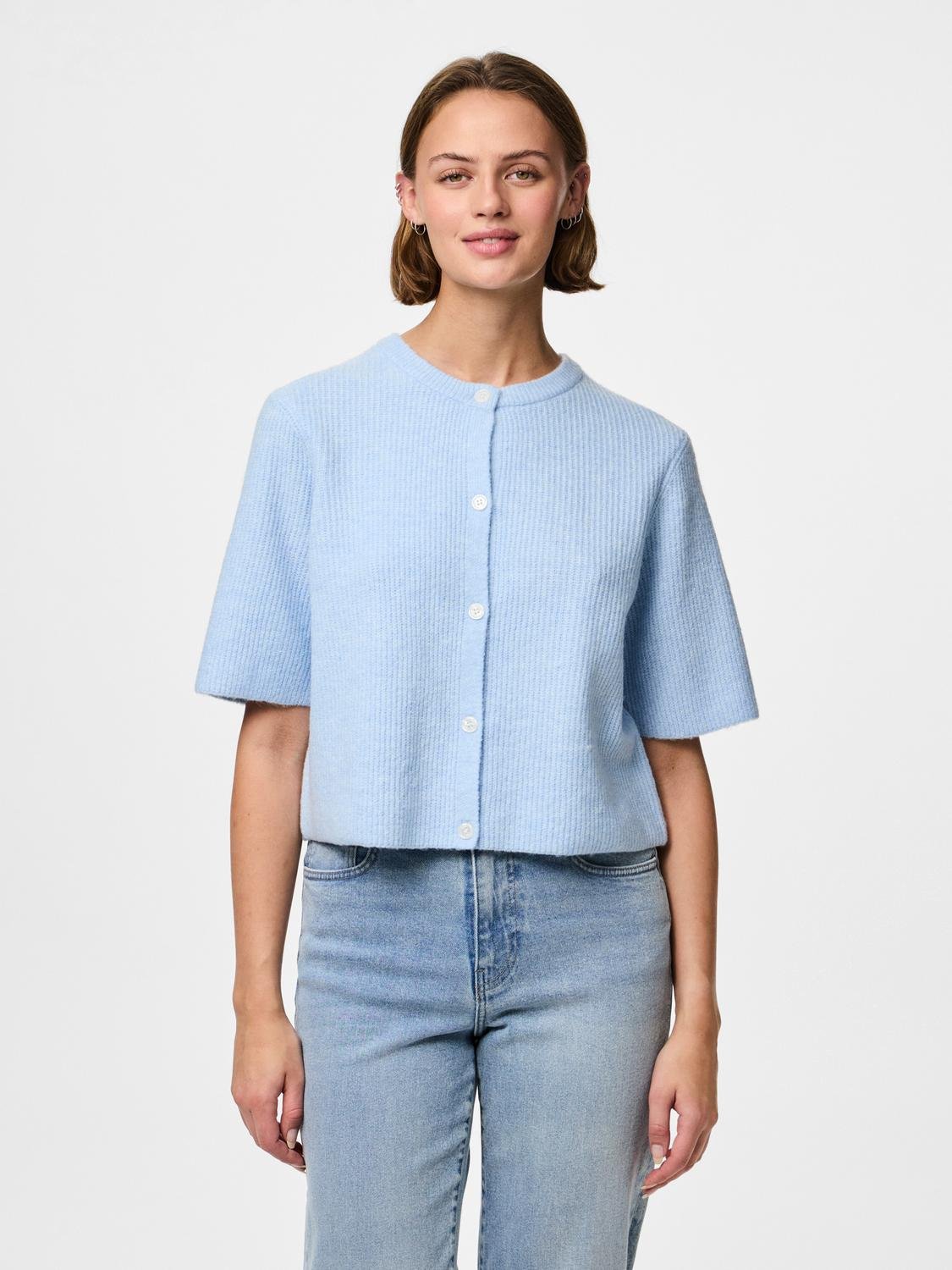 PCSILLY Knit Cardigan - Cashmere Blue - VERO MODA & VILA Bergvik